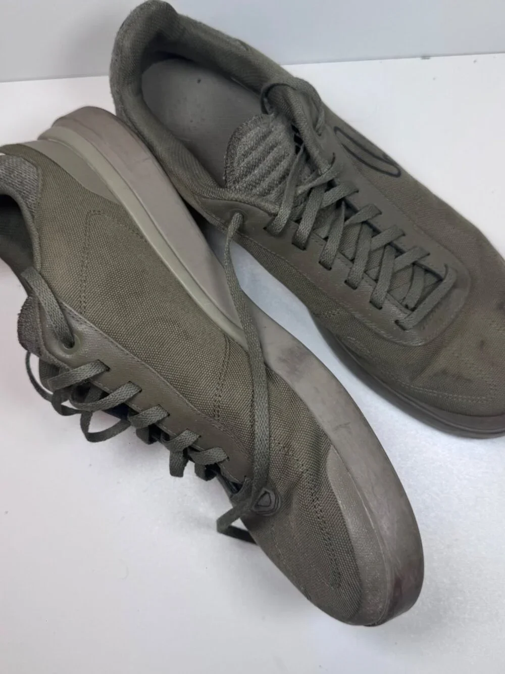 Adidas Five Ten Sleuth DLX Canvas MTB Flat Pedal Shoe Olive Men 11.5 Streatwear